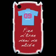 Coque Blackberry 8520 Demi de mêlée Bonus offensif-défensif Rouge 2