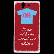 Coque Sony Xperia Z Demi de mêlée Bonus offensif-défensif Rouge 2