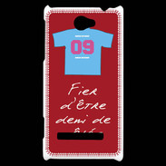 Coque HTC Windows Phone 8S Demi de mêlée Bonus offensif-défensif Rouge 2