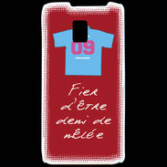 Coque LG P990 Demi de mêlée Bonus offensif-défensif Rouge 2