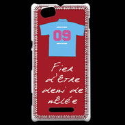 Coque Sony Xperia M Demi de mêlée Bonus offensif-défensif Rouge 2