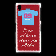 Coque Sony Xpéria Z1 Demi de mêlée Bonus offensif-défensif Rouge 2