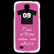 Coque Samsung Galaxy S4 Demi de mêlée Bonus offensif-défensif Rose 2