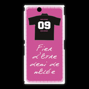 Coque Sony Xpéria Z Ultra Demi de mêlée Bonus offensif-défensif Rose 2