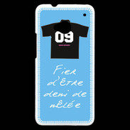 Coque HTC One Demi de mêlée Bonus offensif-défensif Bleu 2