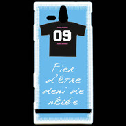 Coque Sony Xperia U Demi de mêlée Bonus offensif-défensif Bleu 2