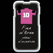 Coque Samsung ACE S5830 Demi d'ouverture Bonus offensif-défensif Noir