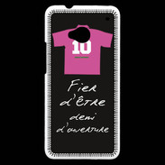 Coque HTC One Demi d'ouverture Bonus offensif-défensif Noir