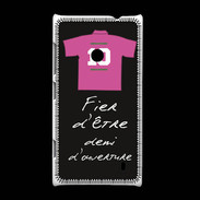 Coque Nokia Lumia 520 Demi d'ouverture Bonus offensif-défensif Noir