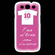 Coque Samsung Galaxy S3 Demi d'ouverture Bonus offensif-défensif Rose