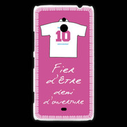Coque Nokia Lumia 1320 Demi d'ouverture Bonus offensif-défensif Rose