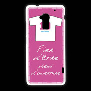 Coque HTC One Max Demi d'ouverture Bonus offensif-défensif Rose