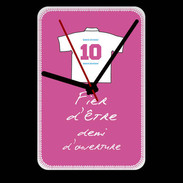 Grande pendule murale Demi d'ouverture Bonus offensif-défensif Rose