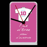 Pendule de bureau Demi d'ouverture Bonus offensif-défensif Rose