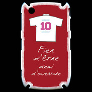 Coque Blackberry 8520 Demi d'ouverture Bonus offensif-défensif Rouge