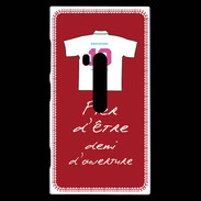 Coque Nokia Lumia 920 Demi d'ouverture Bonus offensif-défensif Rouge