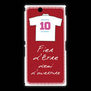 Coque Sony Xpéria Z Ultra Demi d'ouverture Bonus offensif-défensif Rouge