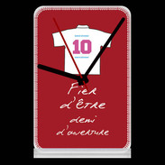 Pendule de bureau Demi d'ouverture Bonus offensif-défensif Rouge