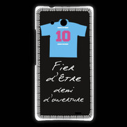 Coque Huawei Ascend Mate Demi d'ouverture Bonus offensif-défensif Noir 2