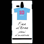 Coque Sony Xperia U Demi d'ouverture Bonus offensif-défensif Blanc 2