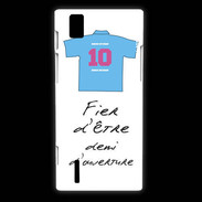 Coque Huawei Ascend P2 Demi d'ouverture Bonus offensif-défensif Blanc 2