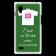 Coque LG Optimus L9 Demi d'ouverture Bonus offensif-défensif Vert