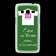Coque Samsung Galaxy Express2 Demi d'ouverture Bonus offensif-défensif Vert