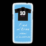 Coque Samsung Galaxy Express2 Demi d'ouverture Bonus offensif-défensif Bleu 2
