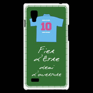 Coque LG Optimus L9 Demi d'ouverture Bonus offensif-défensif Vert 2