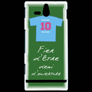 Coque Sony Xperia U Demi d'ouverture Bonus offensif-défensif Vert 2