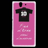 Coque Sony Xperia Z Demi d'ouverture Bonus offensif-défensif Rose 2