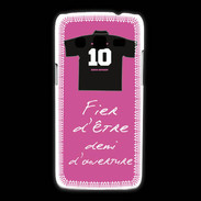 Coque Samsung Galaxy Express2 Demi d'ouverture Bonus offensif-défensif Rose 2