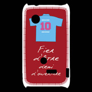 Coque Sony Xperia Typo Demi d'ouverture Bonus offensif-défensif Rouge 2