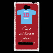 Coque HTC Windows Phone 8S Demi d'ouverture Bonus offensif-défensif Rouge 2