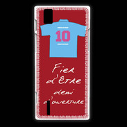 Coque Huawei Ascend P2 Demi d'ouverture Bonus offensif-défensif Rouge 2