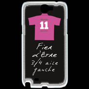 Coque Samsung Galaxy Note 2 3/4 aile gauche Bonus offensif-défensif Noir