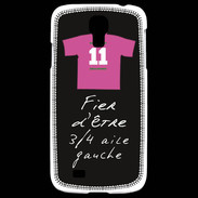 Coque Samsung Galaxy S4 3/4 aile gauche Bonus offensif-défensif Noir
