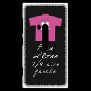 Coque Nokia Lumia 920 3/4 aile gauche Bonus offensif-défensif Noir