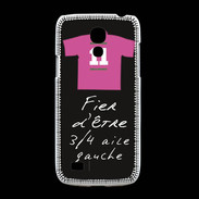 Coque Samsung Galaxy S4mini 3/4 aile gauche Bonus offensif-défensif Noir