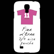 Coque Samsung Galaxy S4 3/4 aile gauche Bonus offensif-défensif Blanc
