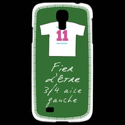 Coque Samsung Galaxy S4 3/4 aile gauche Bonus offensif-défensif Vert