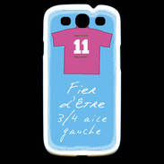Coque Samsung Galaxy S3 3/4 aile gauche Bonus offensif-défensif Bleu