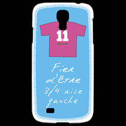 Coque Samsung Galaxy S4 3/4 aile gauche Bonus offensif-défensif Bleu