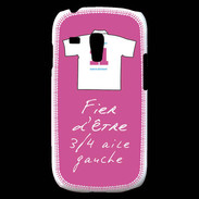 Coque Samsung Galaxy S3 Mini 3/4 aile gauche Bonus offensif-défensif Rose