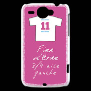 Coque HTC Wildfire G8 3/4 aile gauche Bonus offensif-défensif Rose