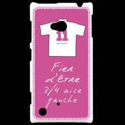 Coque Nokia Lumia 720 3/4 aile gauche Bonus offensif-défensif Rose