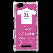 Coque Sony Xperia M 3/4 aile gauche Bonus offensif-défensif Rose