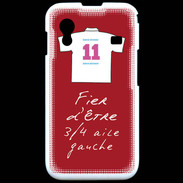 Coque Samsung ACE S5830 3/4 aile gauche Bonus offensif-défensif Rouge