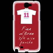 Coque Samsung Galaxy Note 2 3/4 aile gauche Bonus offensif-défensif Rouge