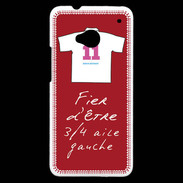 Coque HTC One 3/4 aile gauche Bonus offensif-défensif Rouge